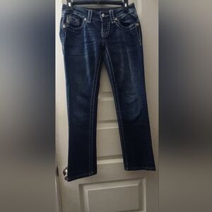 Miss Me Dark Blue Boot Cut Jeans